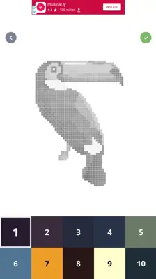 Pixel Art - Color by Number Book android App screenshot 6